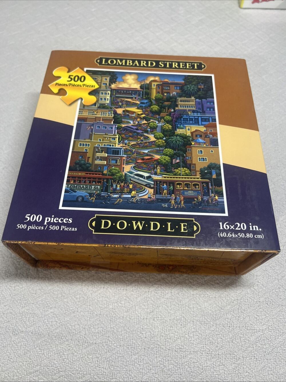 San Francisco Lombard Street Puzzle 500 Pieces New DOWDLE 16x20